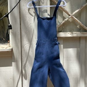 ASOS dark blue denim overalls with pockets!